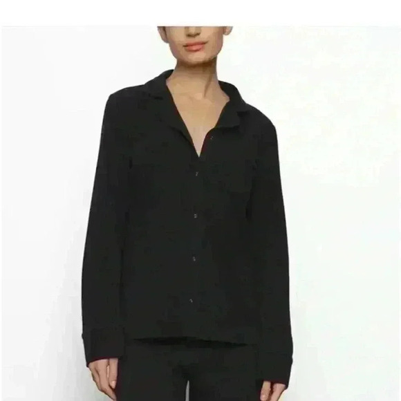 Skims COTTON SLEEP BUTTON UP size xs nwot - Picture 1 of 4